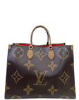 Louis Vuitton OnTheGo GM Tote Bag Giant Reverse Monogram Coated Canvas