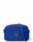 Love Moschino Heart Logo Blue Crossbody Bag