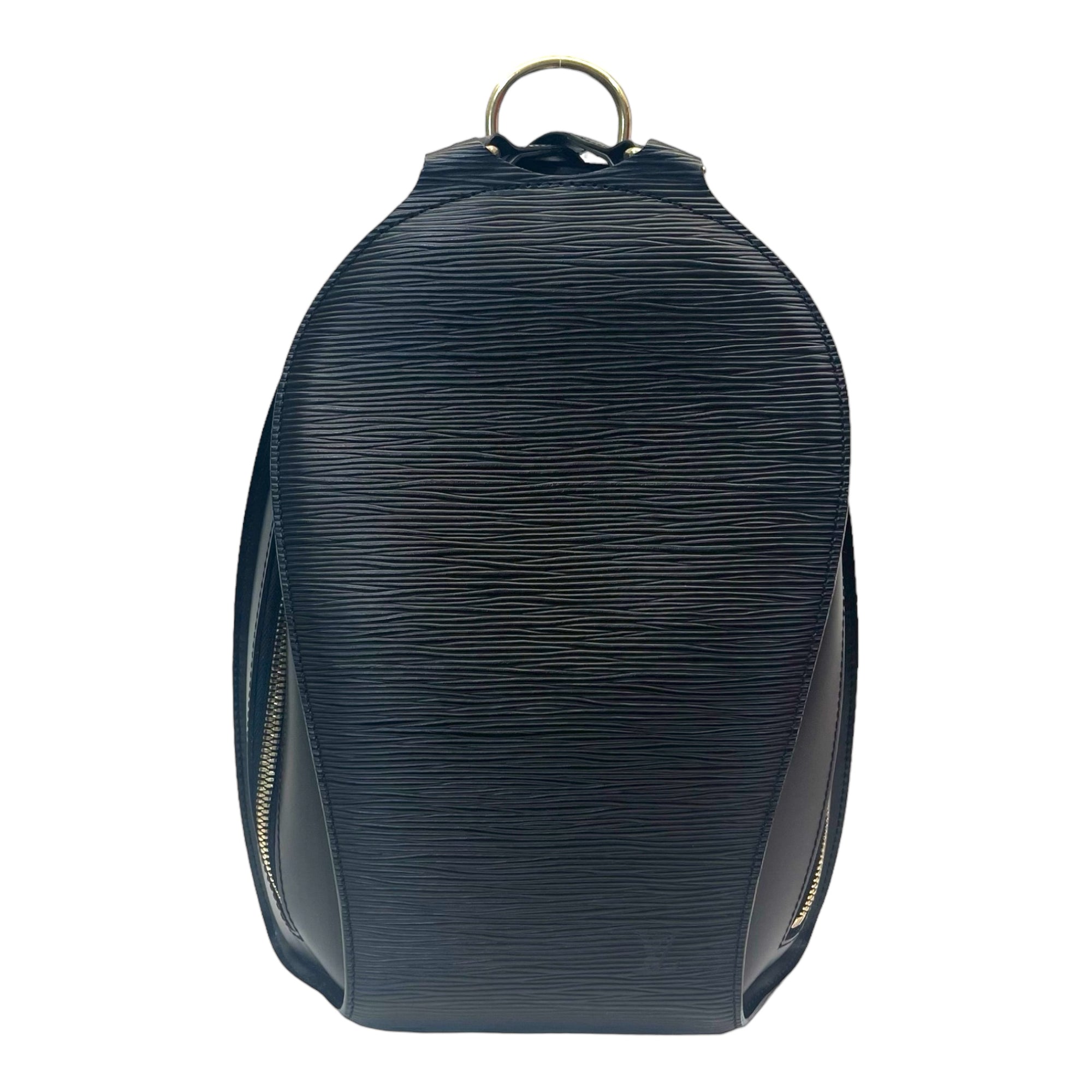 Louis Vuitton Black Leather Mabillon EPI Backpack