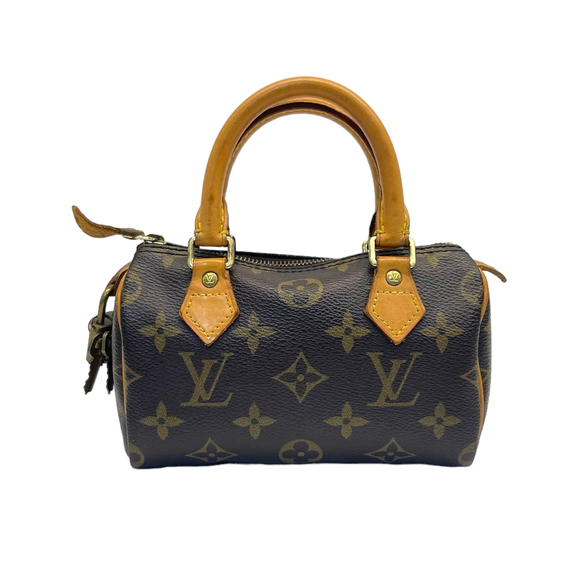 Louis Vuitton Monogram Canvas Nano Speedy Bandouliere Bag
