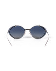 Prada Grey Oval Sunglasses