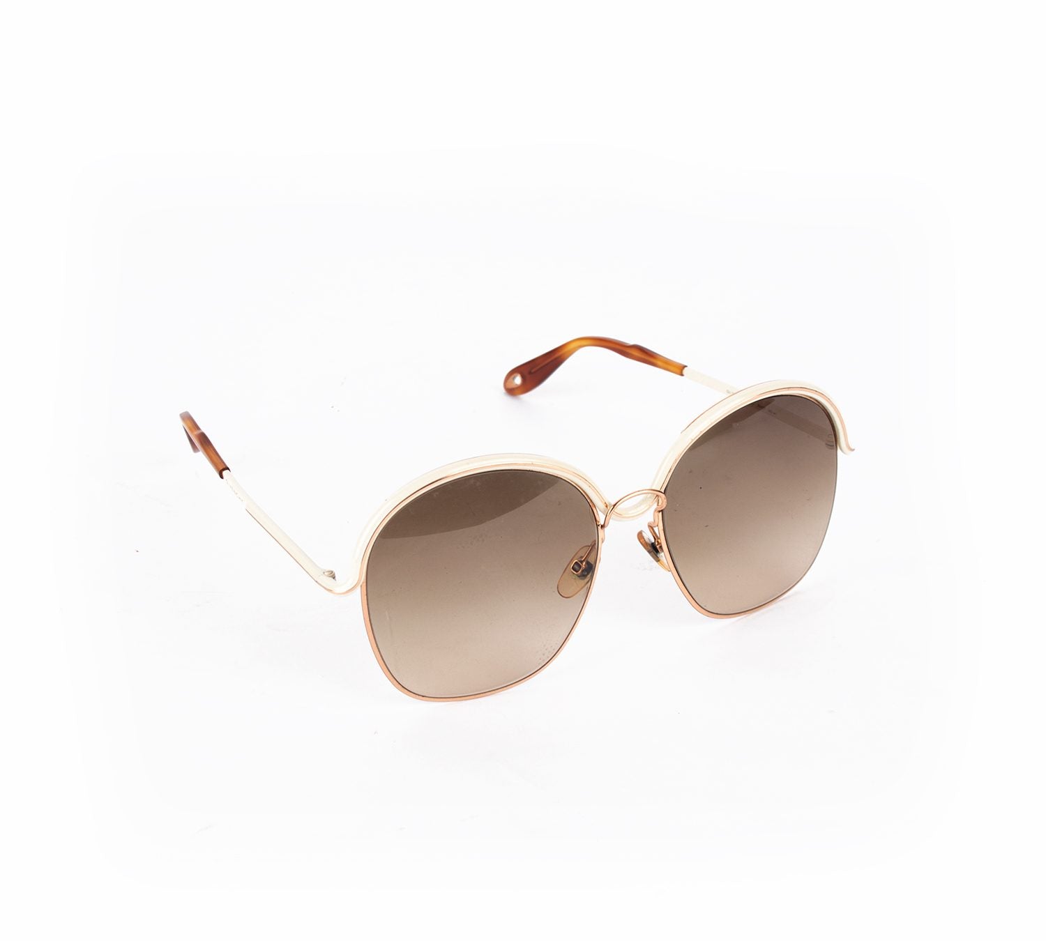 White Golden Sunglasses