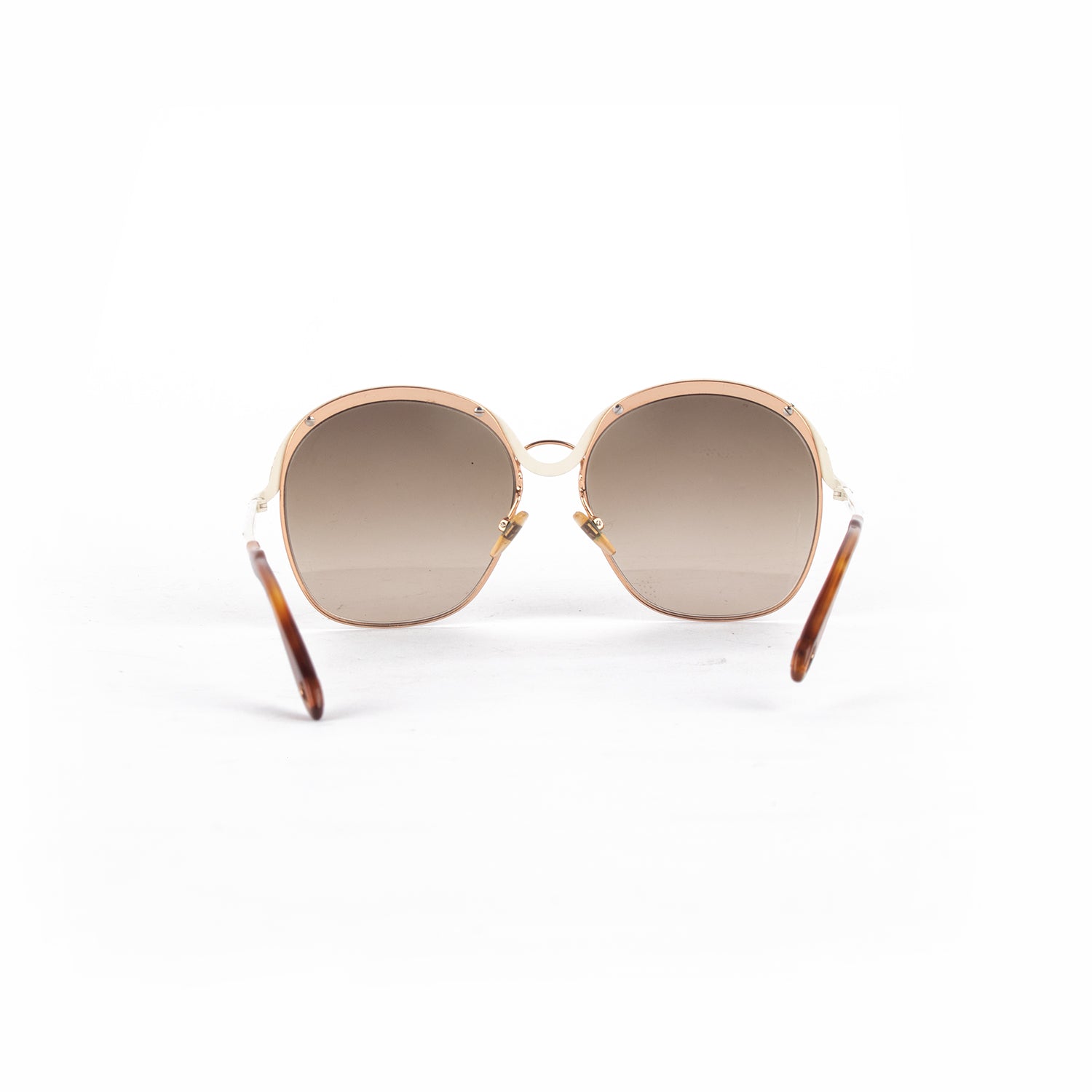 White Golden Sunglasses