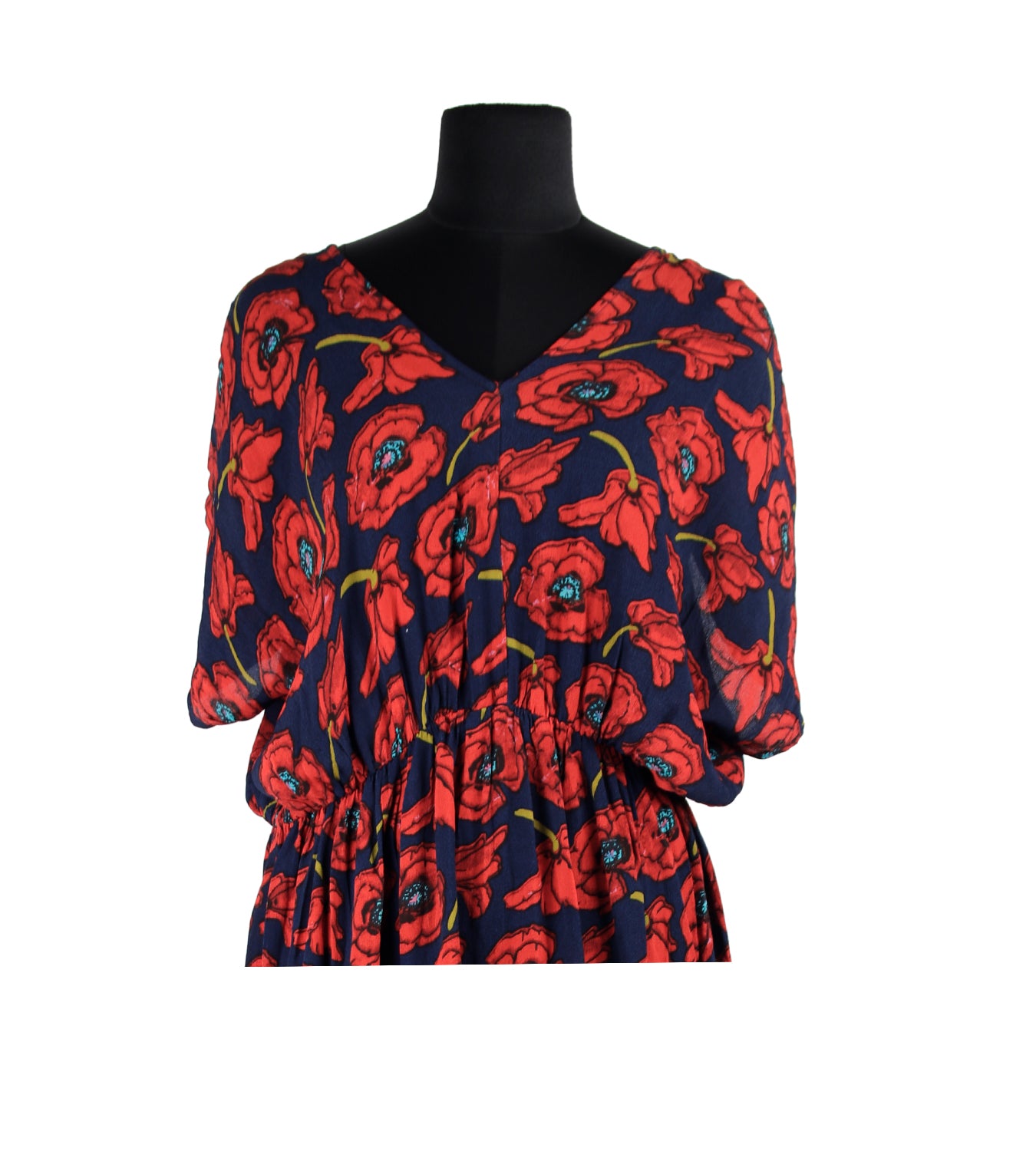 Buy Blue/Red Floral Dress Online