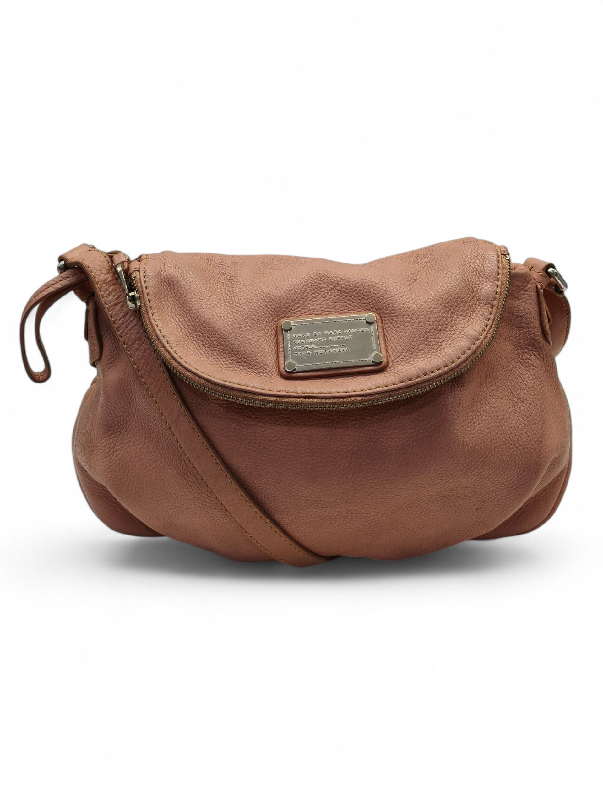 Marc By Marc Jacobs Brown Leather Classic Q Natasha Crossbody Bag
