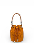 Marc Jacobs The Bucket Bag Micro Orange Leather