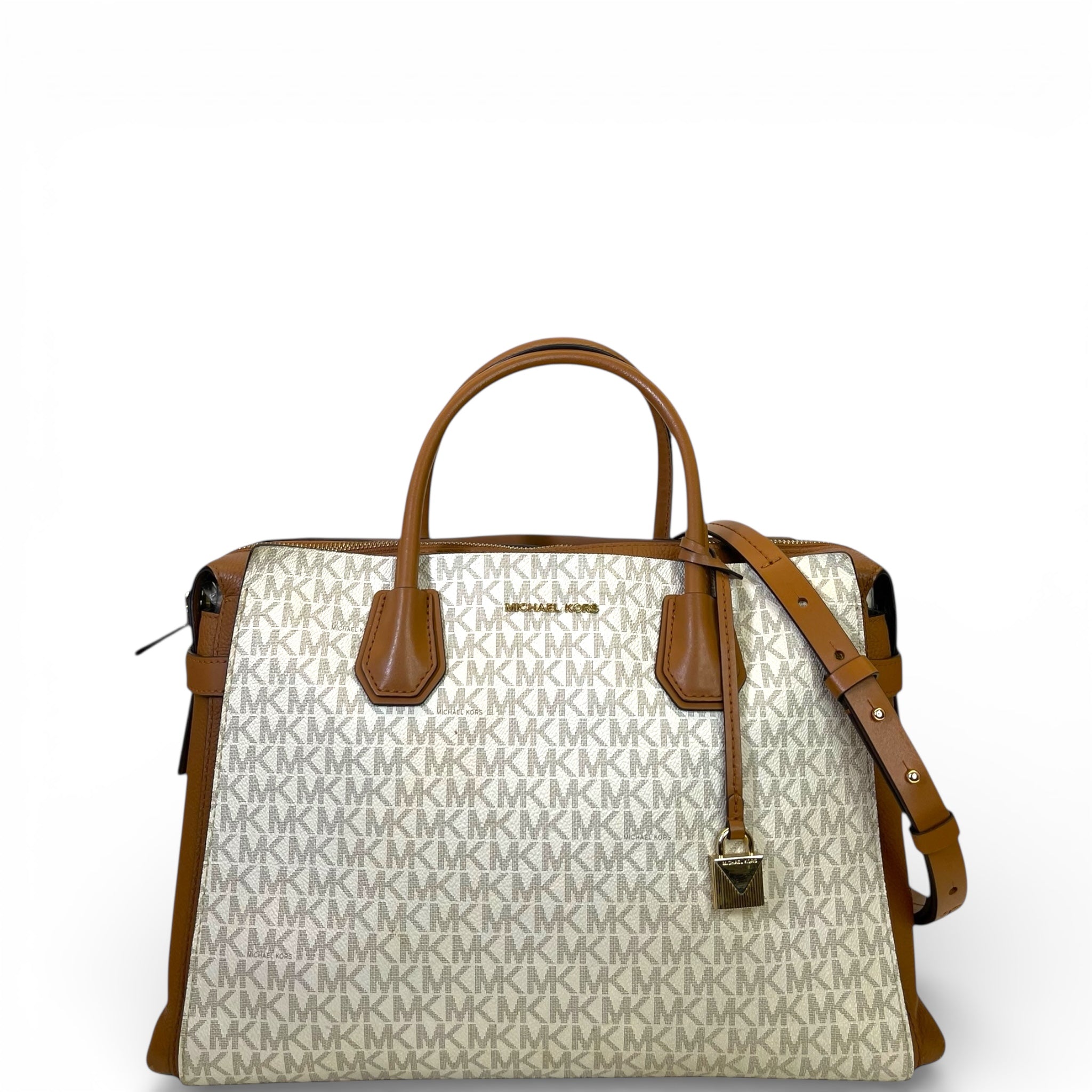 Michael Kors Mercer Signature Logo Satchel