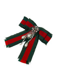 Gucci Web Bow Brooch