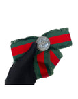 Gucci Web Bow Brooch