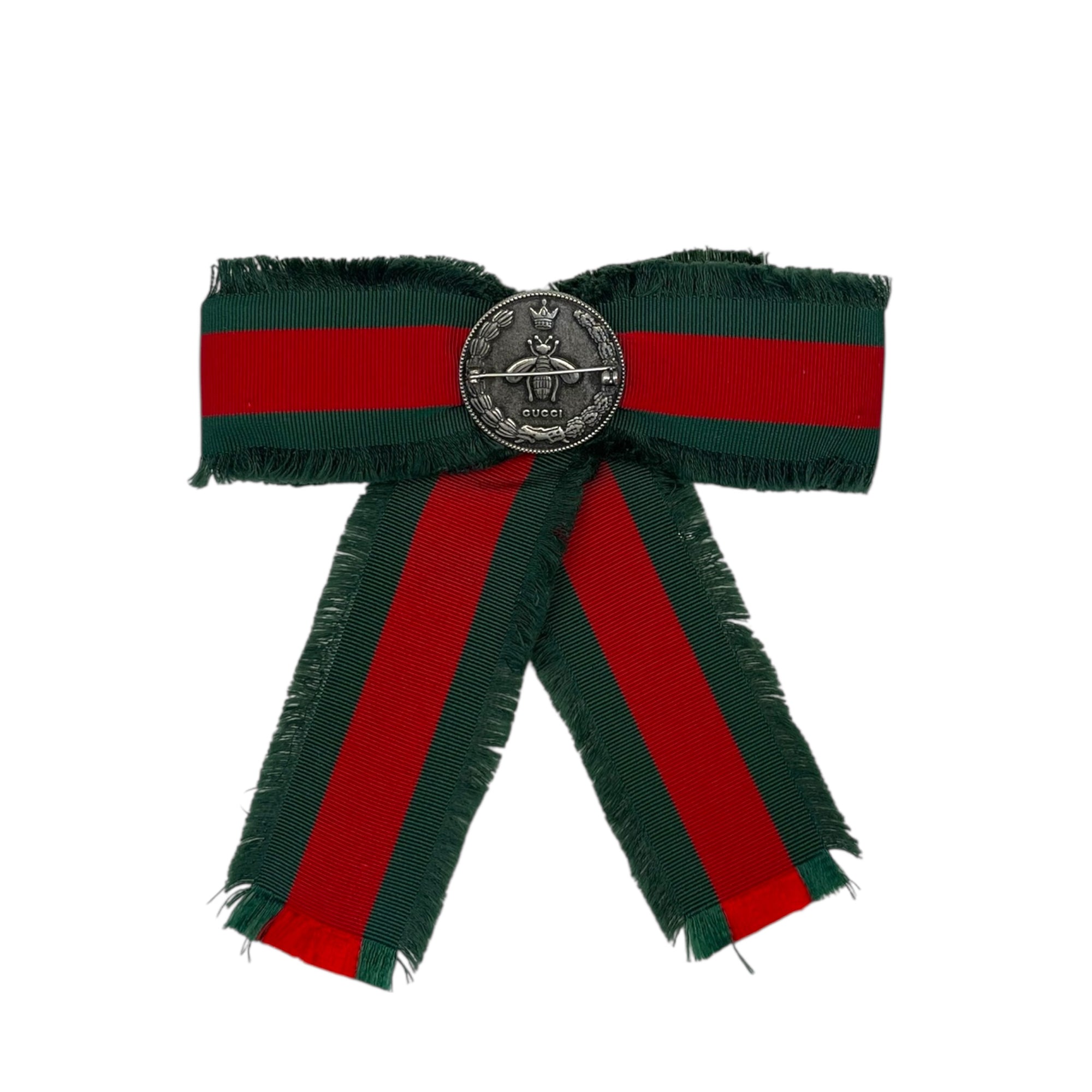 Gucci Web Bow Brooch