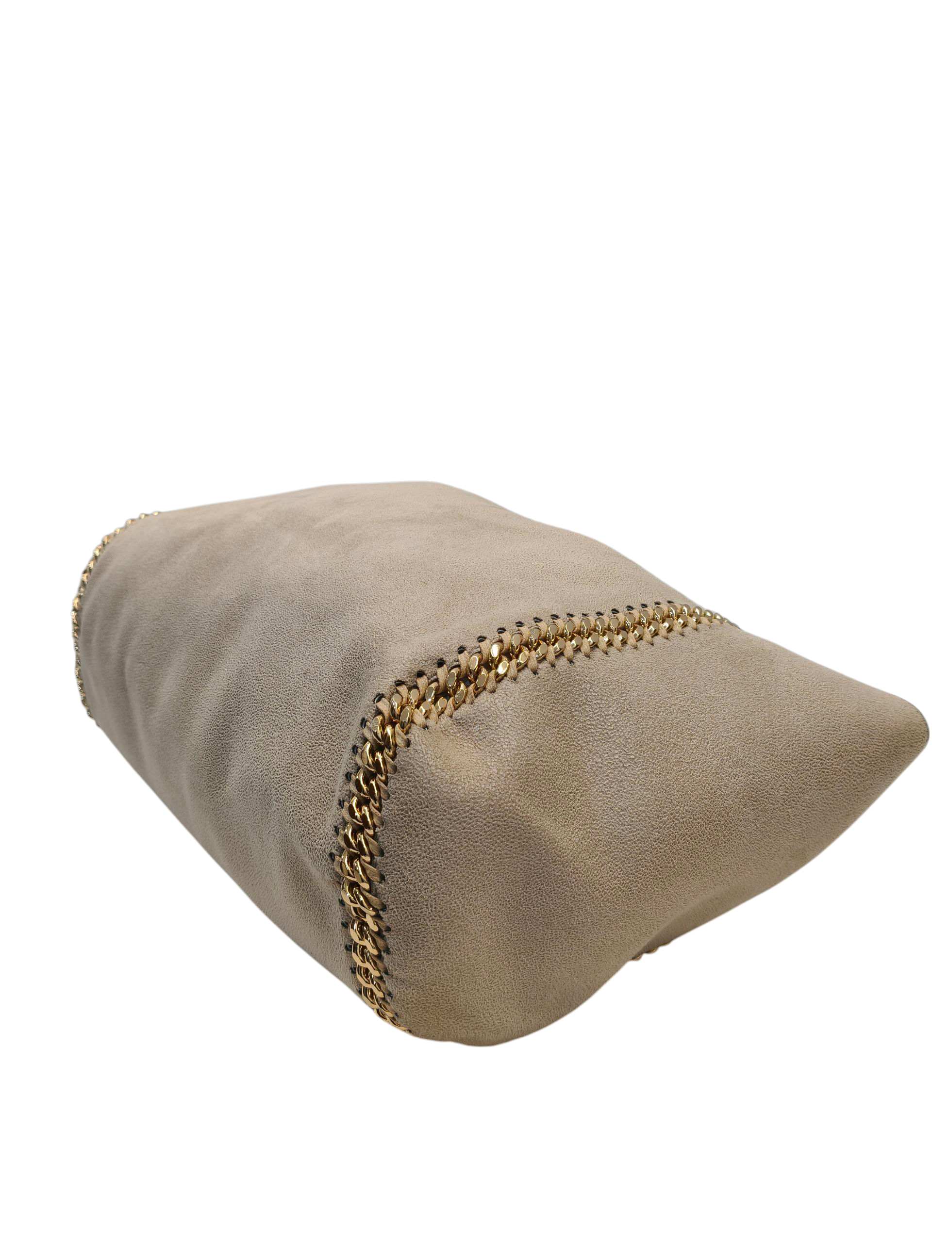 Stella McCartney Beige/Grey Faux Suede Reversible Falabella Shopper Tote