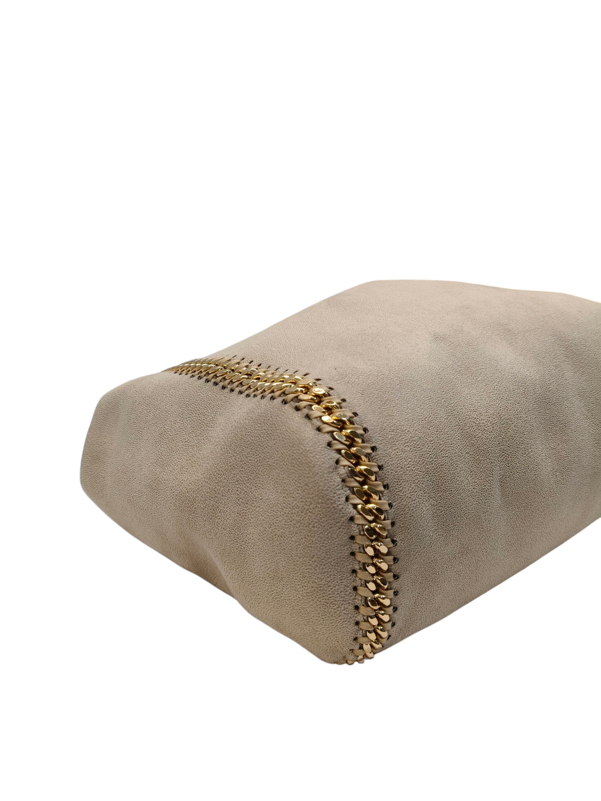 Stella McCartney Beige/Grey Faux Suede Reversible Falabella Shopper Tote