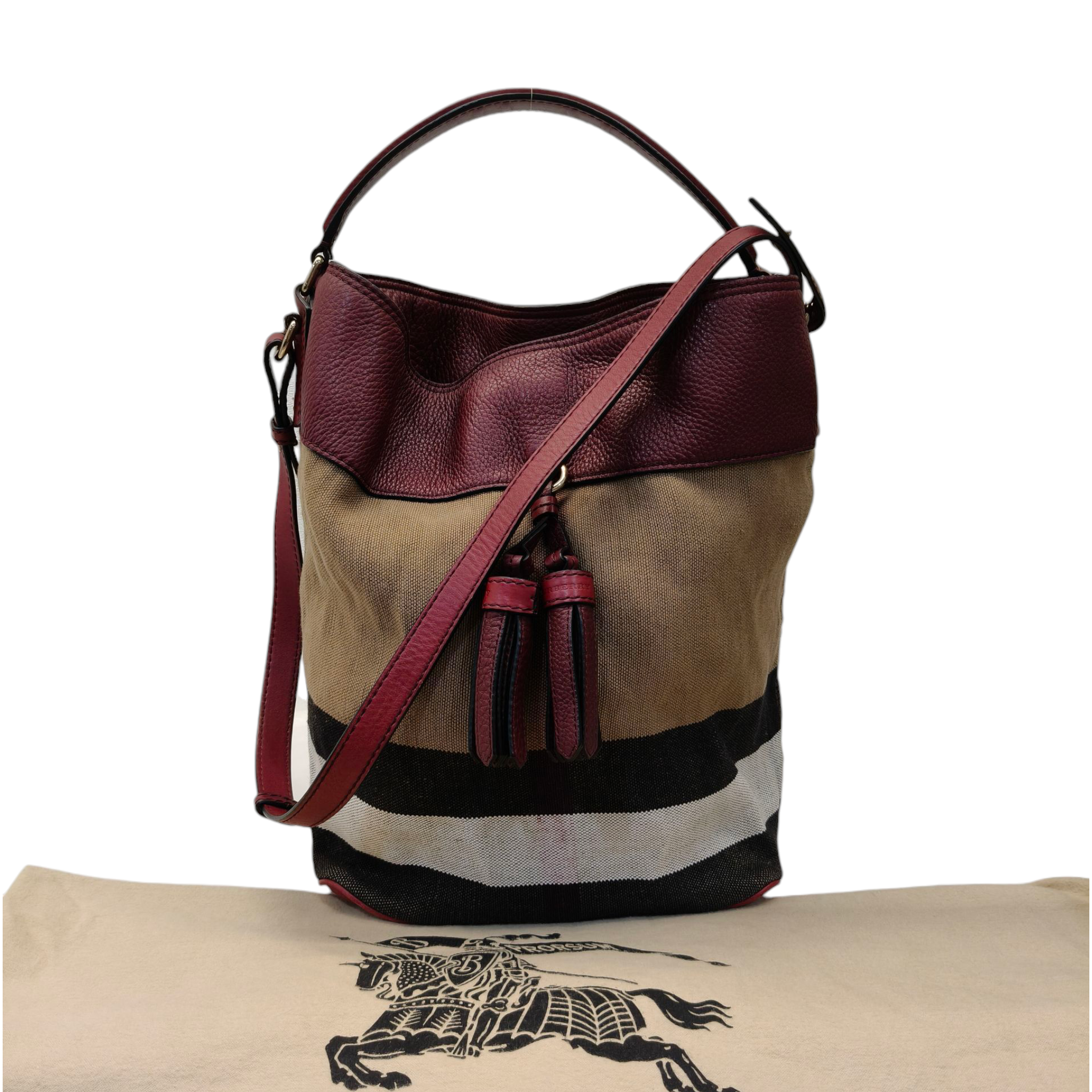 Burberry Ashby Cloth Handbag