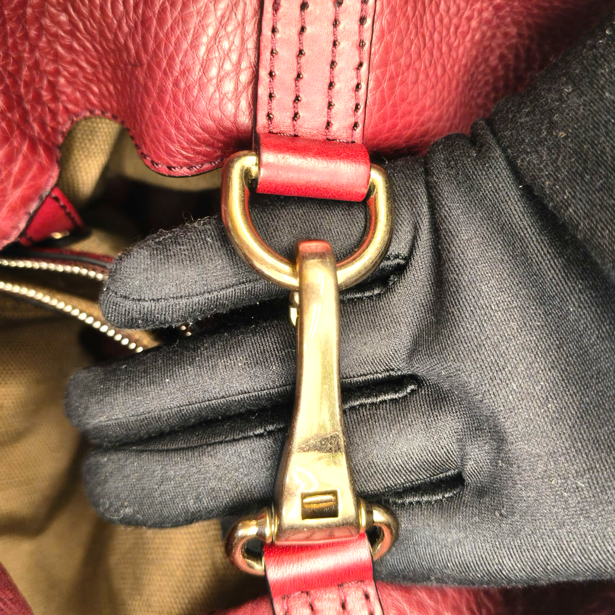 Burberry Ashby Cloth Handbag
