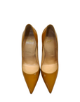Christian Louboutin Beige Patent Leather So Kate Pumps EU 36.5