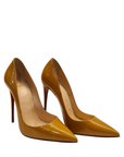 Christian Louboutin Beige Patent Leather So Kate Pumps EU 36.5