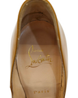 Christian Louboutin Beige Patent Leather So Kate Pumps EU 36.5