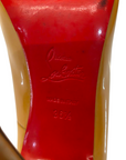 Christian Louboutin Beige Patent Leather So Kate Pumps EU 36.5