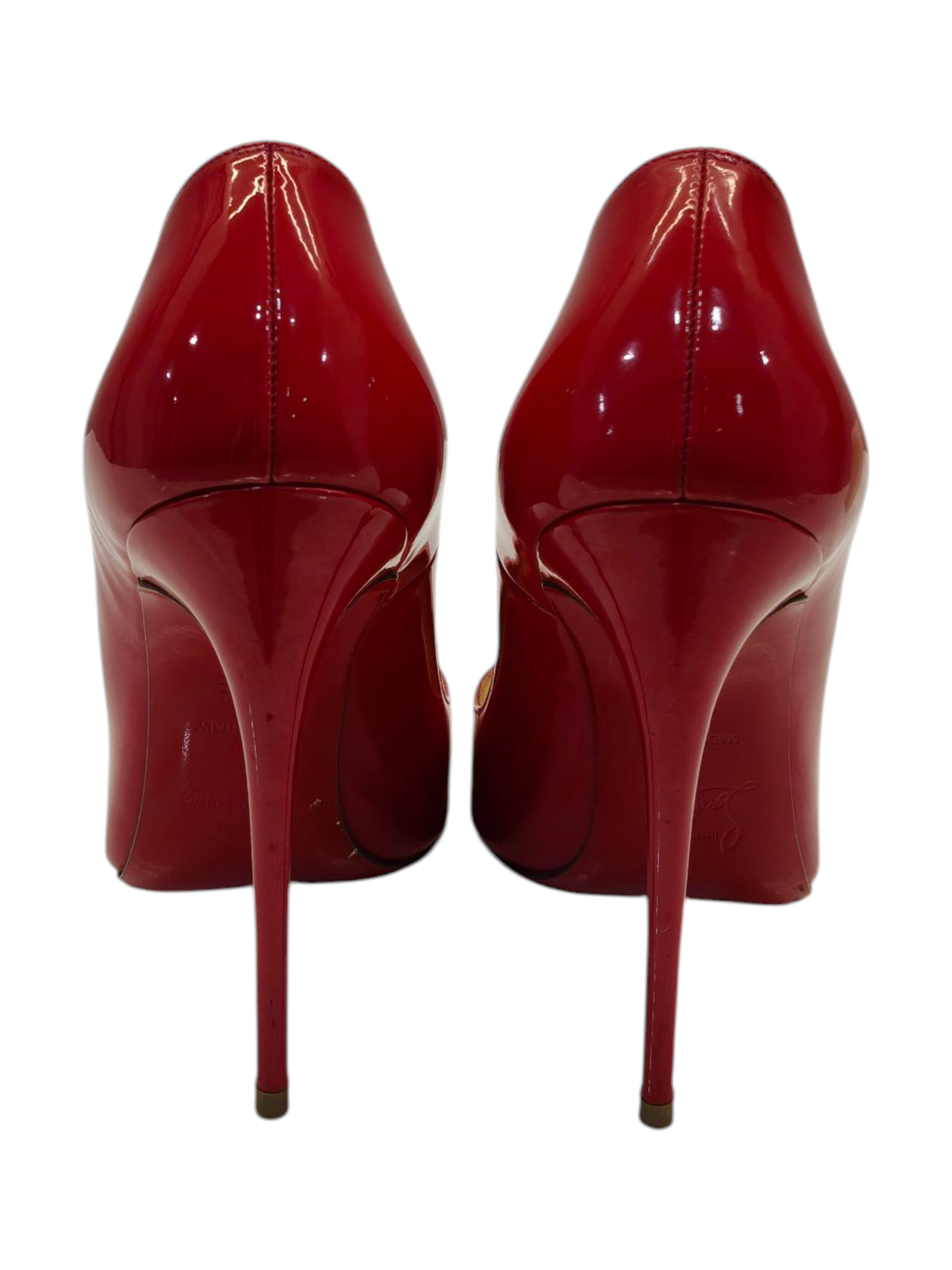 Christian Louboutin Pink Leather So Kate Pointed Toe Pumps EU 36.5