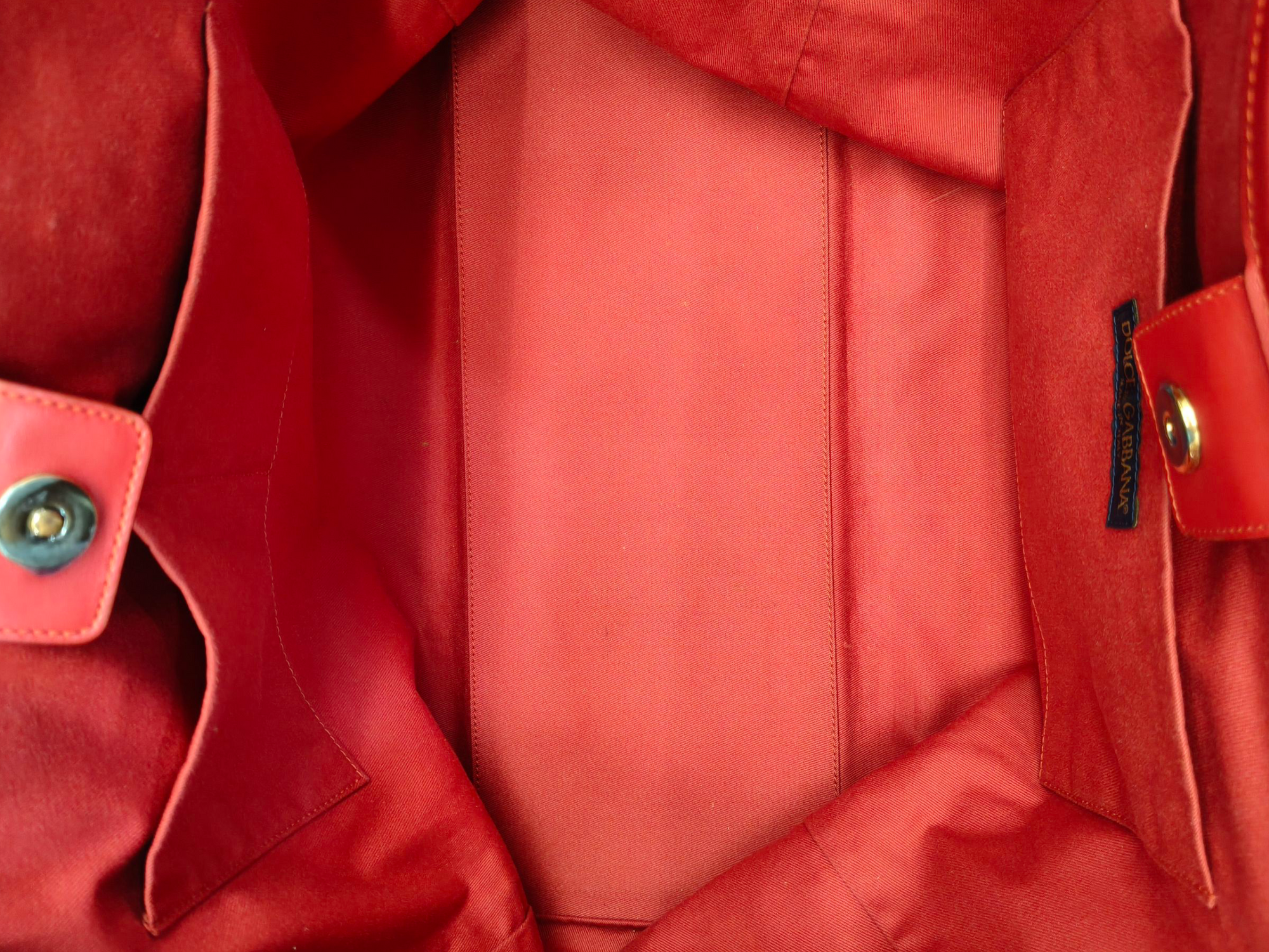 Dolce & Gabbana Red Tote Bag