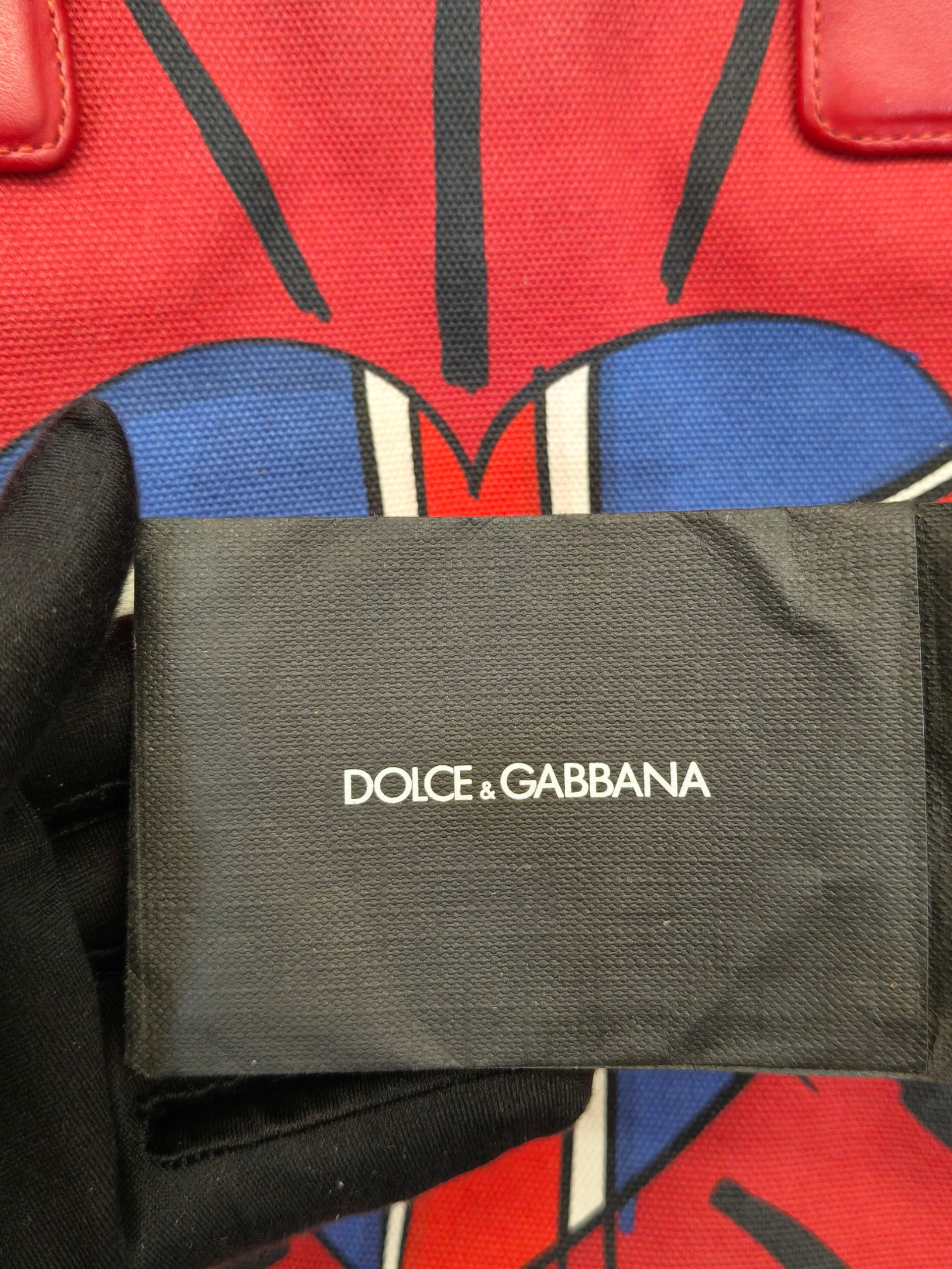 Dolce & Gabbana Red Tote Bag