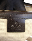 Gucci Brown/Beige GG Canvas and Leather Large Emily Shoulder Bag