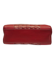 Goyard Goyardine Mini Saigon Coated Red Canvas and Leather Top Handle Bag