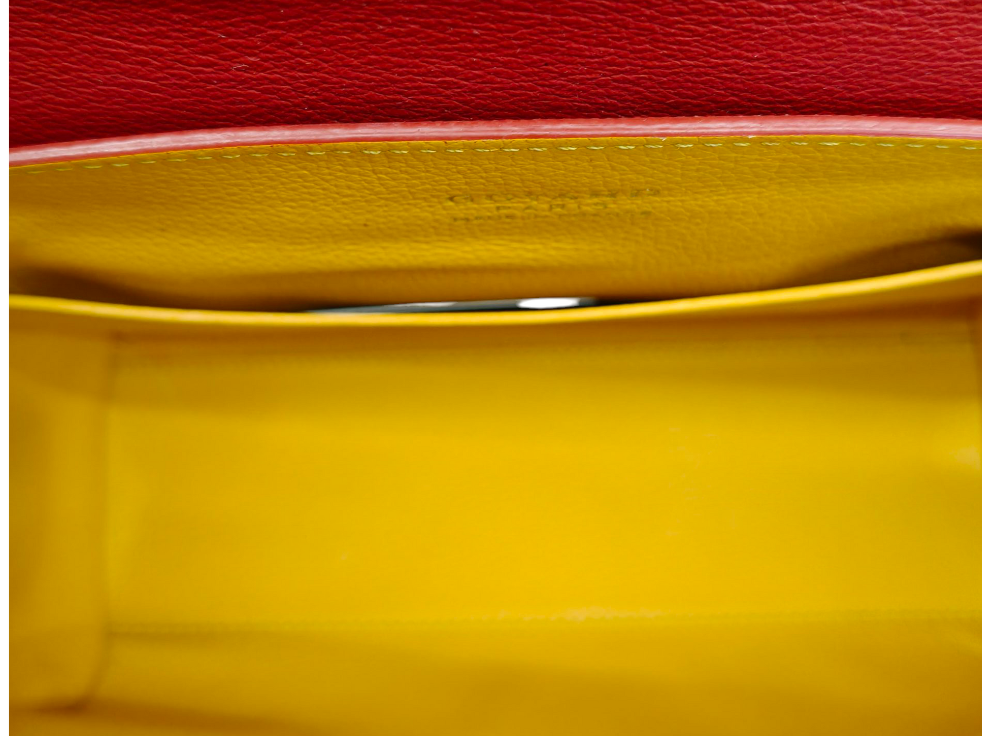 Goyard Goyardine Mini Saigon Coated Red Canvas and Leather Top Handle Bag