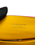 Goyard Goyardine Mini Saigon Coated Red Canvas and Leather Top Handle Bag