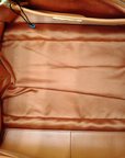 Miu Miu Matelasse Hand Bag Leather 2way Orange Gold