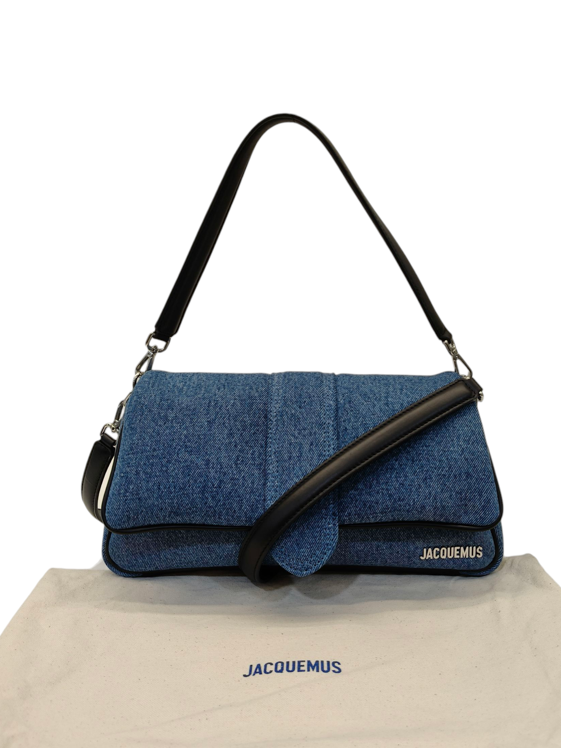 Jacquemus The Bambimou Les Sculptures Mini Puffed Denim Bag
