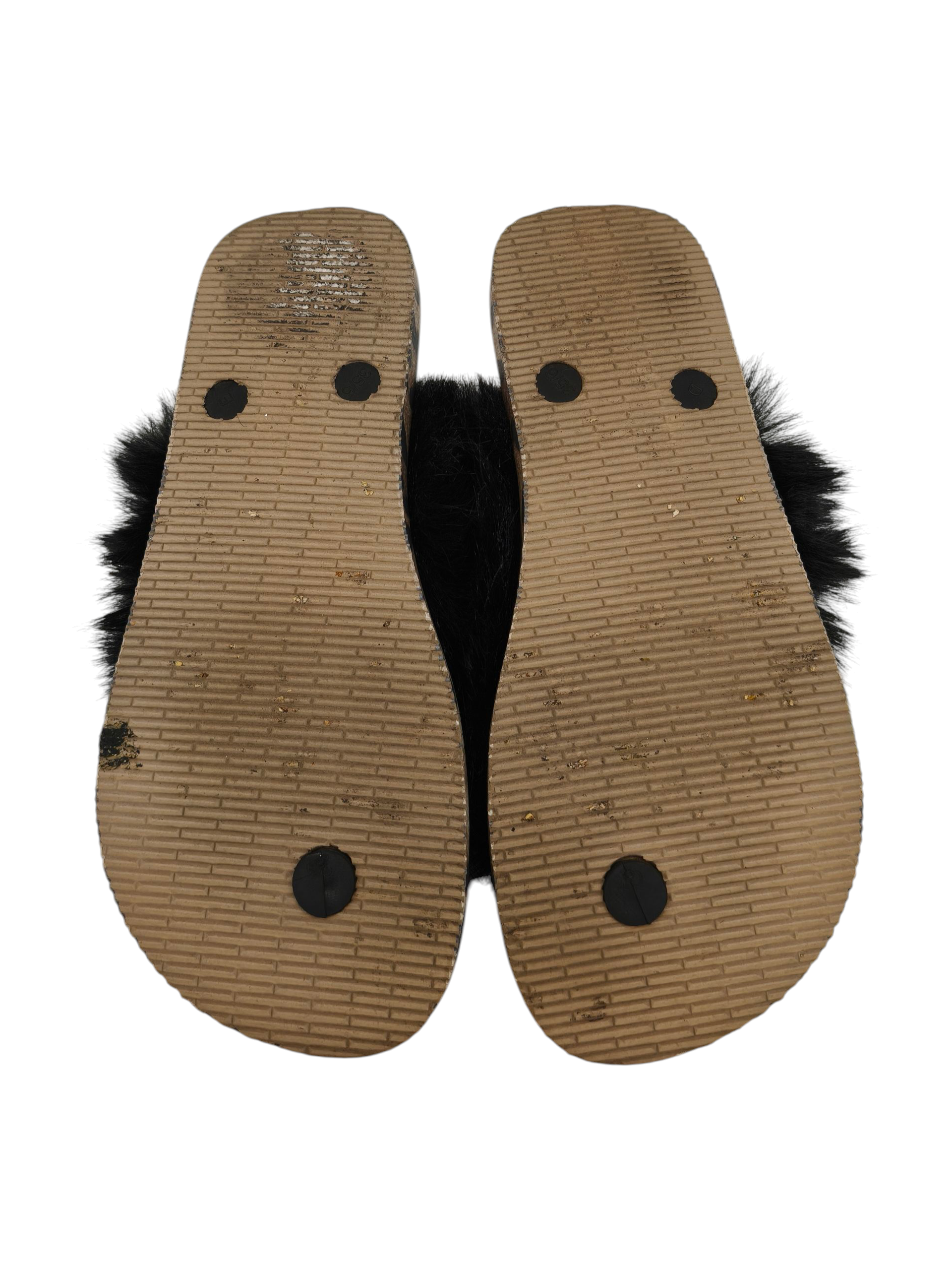 Dolce & Gabbana X Havaianas Leopard Print Faux Fur Flip Flops EU 37