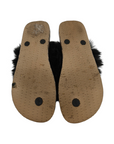 Dolce & Gabbana X Havaianas Leopard Print Faux Fur Flip Flops EU 37