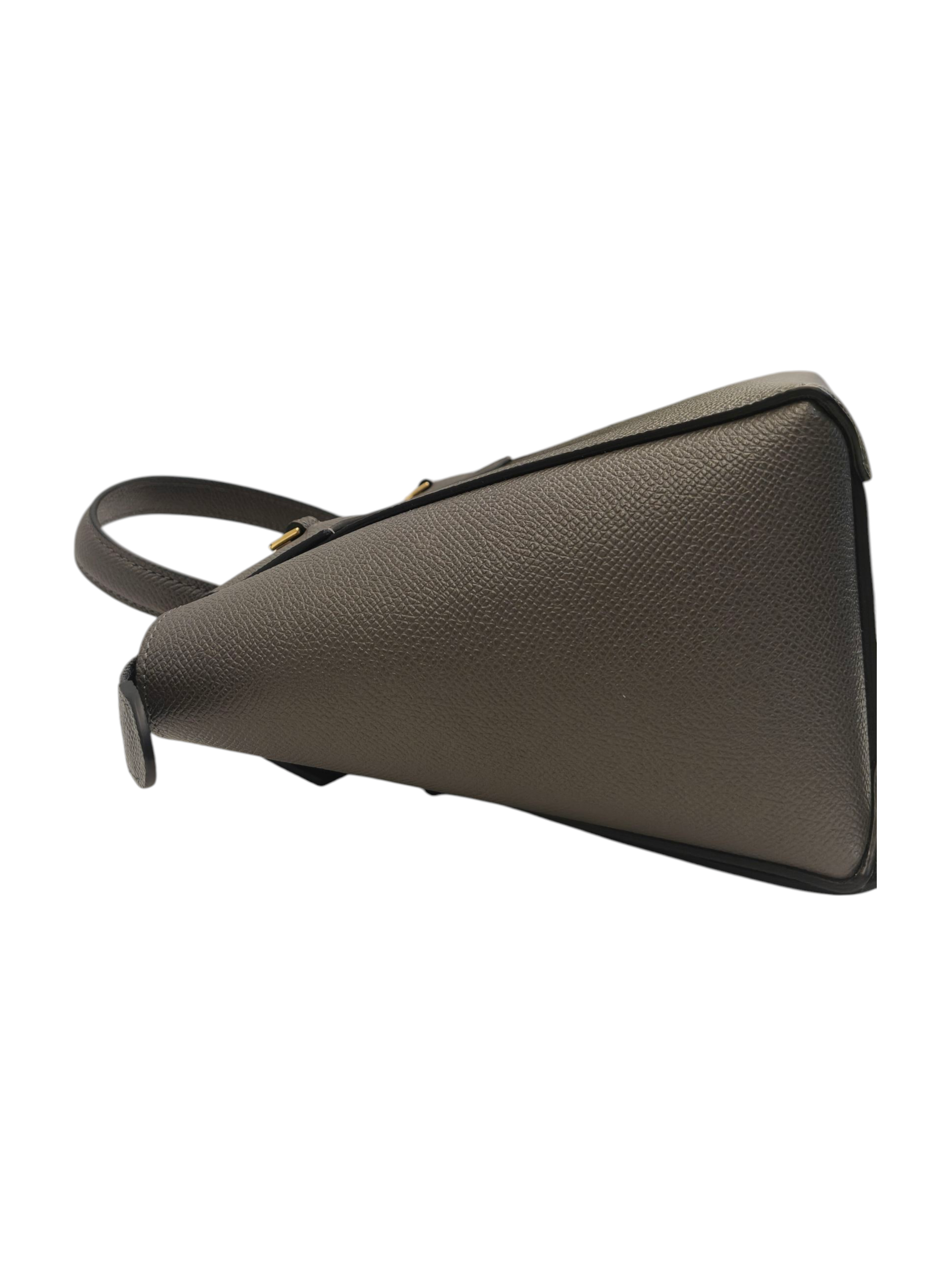 Celine Nano Grained Grey Calfskin Belt Bag