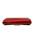 Louis Vuitton Vernis Louise Clutch Bag in Red Patent Leather