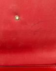 Louis Vuitton Vernis Louise Clutch Bag in Red Patent Leather