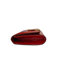 Louis Vuitton Vernis Louise Clutch Bag in Red Patent Leather