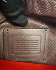 Coach Mollie 25 Black Leather Tote Bag