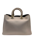 Dior Beige Diorissimo Leather Medium Shopper Tote Bag