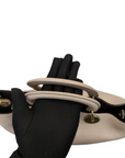 Dior Beige Diorissimo Leather Medium Shopper Tote Bag
