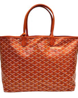 Goyard Orange Goyardine Coated Canvas St. Louis PM Tote