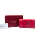Salvatore ferragamo leather Vara Bow Wallet