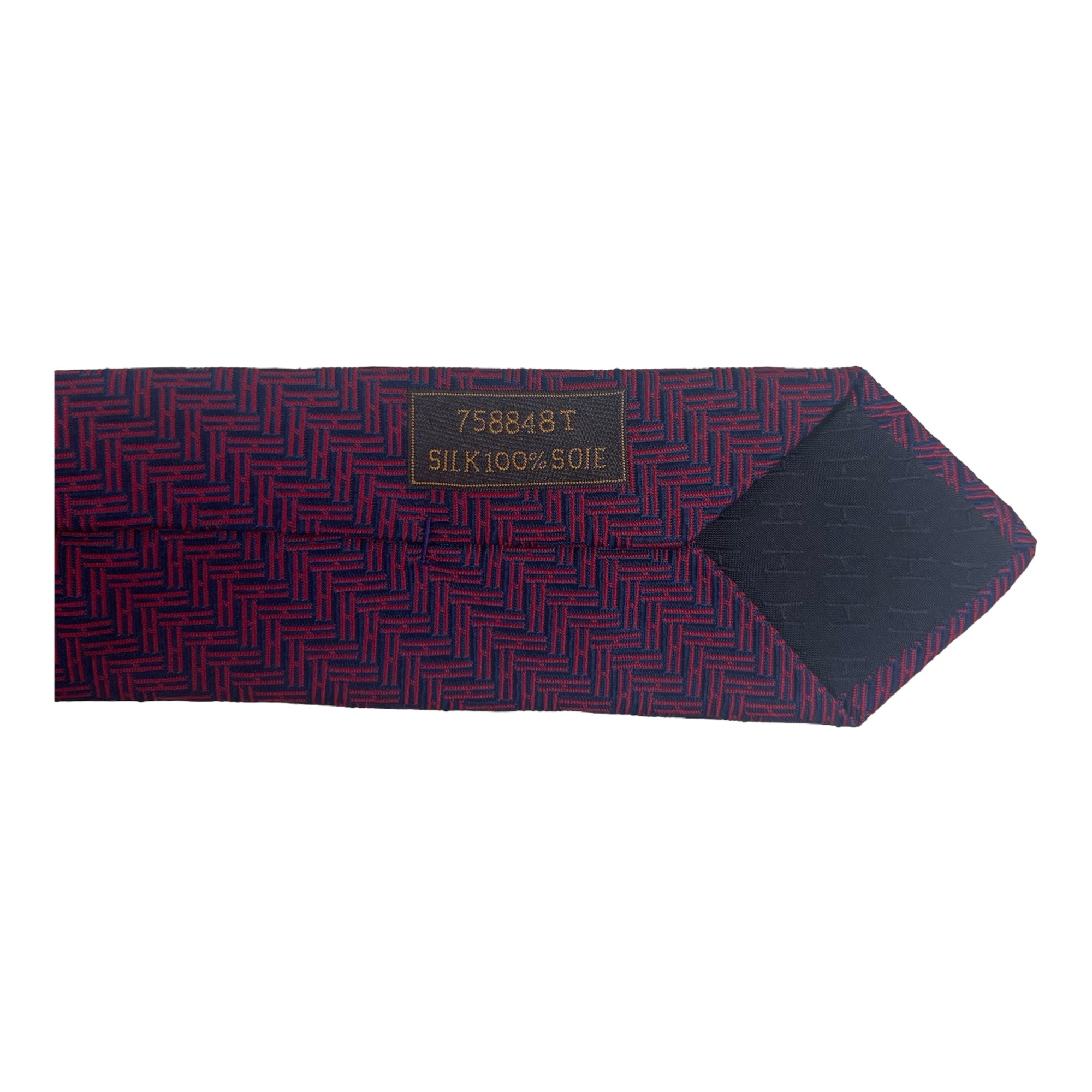 Hermes Faconnee H 24 tie
