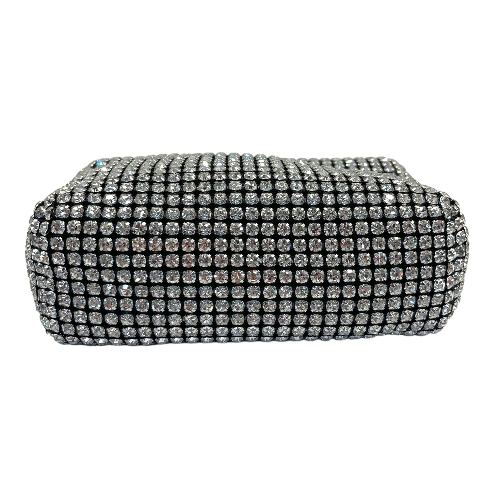 Alexander Wang Heiress Pouch In Crystal Mesh Medium