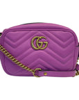 Gucci GG Marmont Shoulder Bag Matelasse Leather Mini