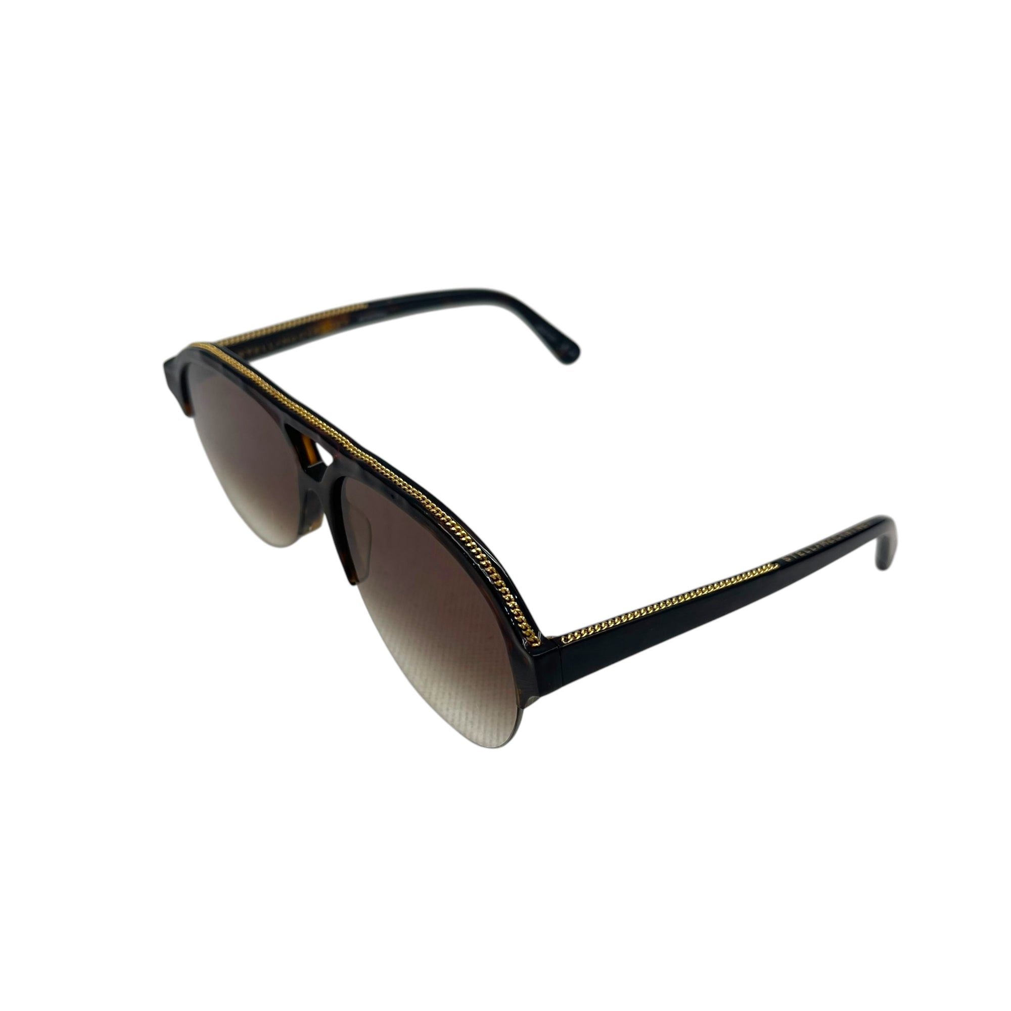 Stella McCartney Aviator Brown Sunglasses