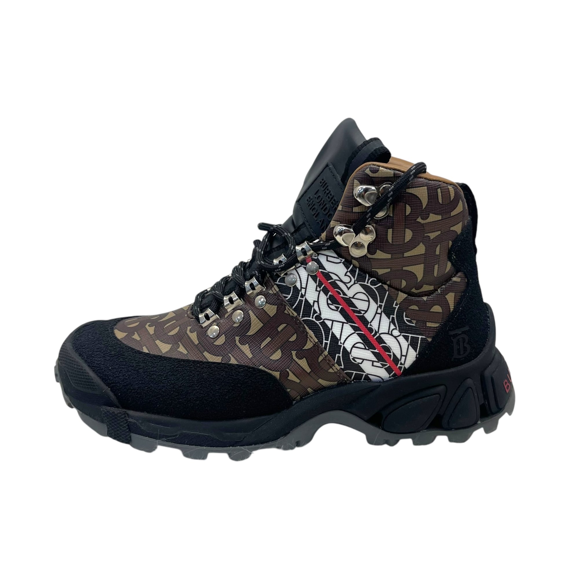 Burberry Monogram Stripe Tor Hiking Boots EU 36.5