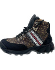 Burberry Monogram Stripe Tor Hiking Boots EU 36.5