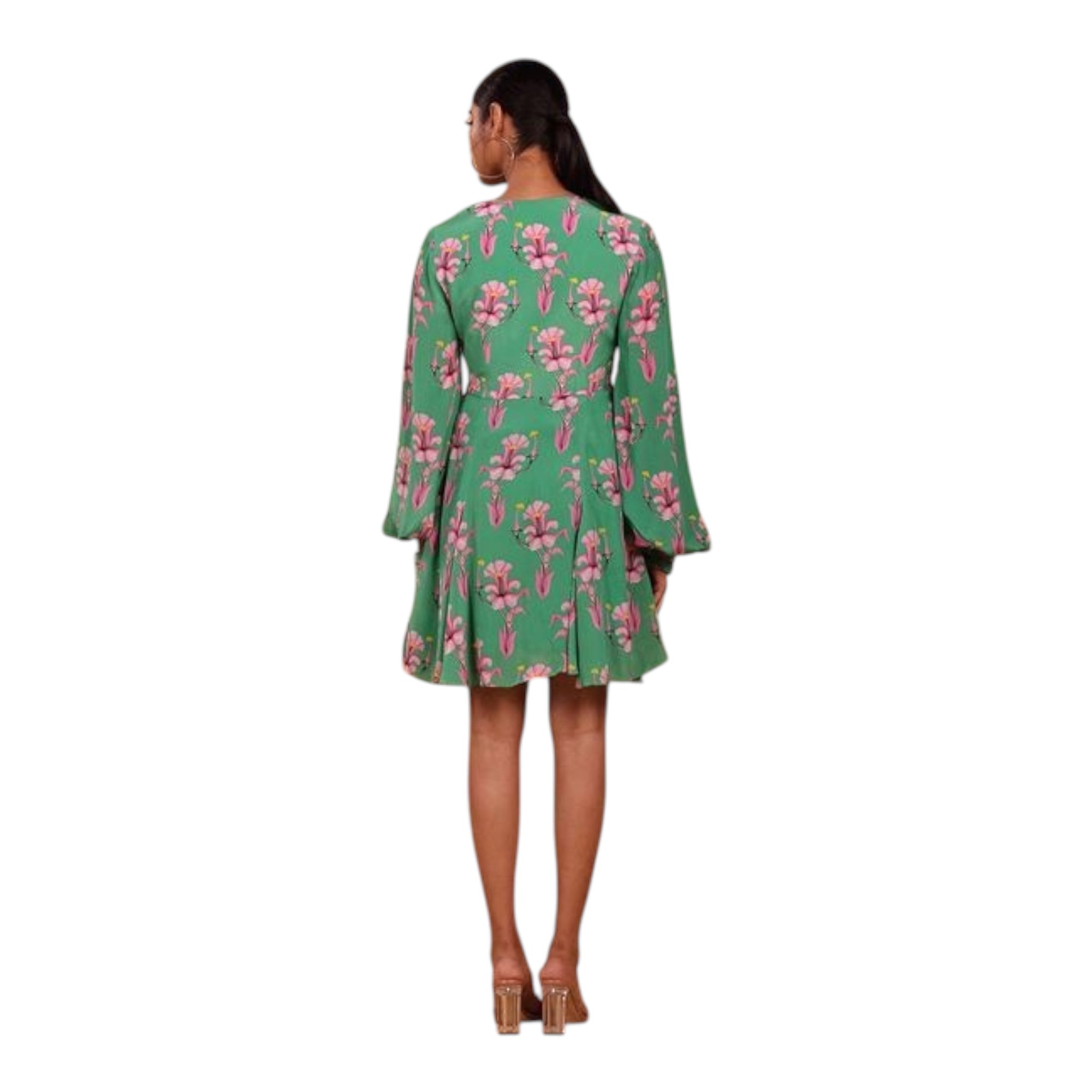 Masaba Floral Crepe Dress