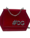 Dolce and Gabbana Red Patent Leather Bag